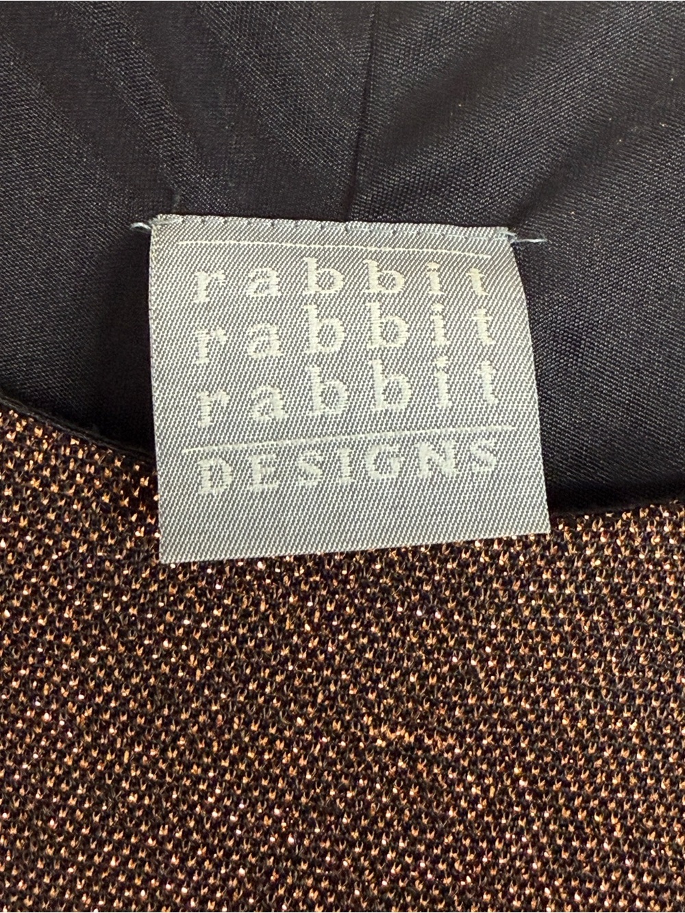 Rabbit Rabbit Rabbit Designs - Metallic Brown Long Dress & Duster Set - Size 24W - Picture 4 of 15
